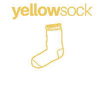Yellowsock marketing yellow creative agency Sticker