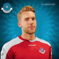 Voetbalvereniging_Scherpenzeel goal voetbal blauwwit hoofdklasse GIF