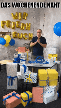 Party Celebration GIF by sparwelt.de