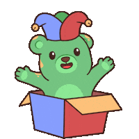 Jack In The Box Surprise Sticker by BEARISH