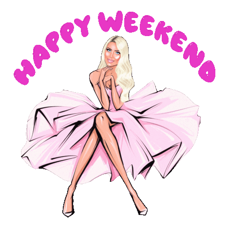 notbasicblonde_ party holiday friday weekend Sticker