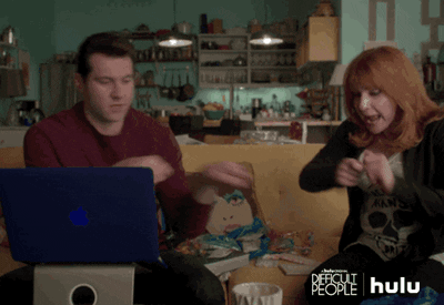 happy difficult people GIF by HULU