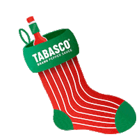Hot Sauce Christmas Sticker by TABASCO® Brand