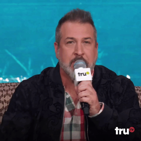 joey fatone happy holidays GIF by truTV’s Impractical Jokers