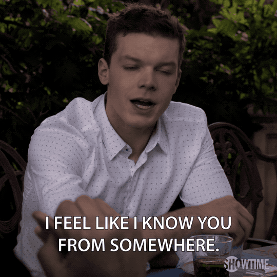 episode 5 i feel like i know you from somewhere GIF by Shameless