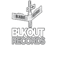 Black Out Techno Sticker by Tech Avenue Records
