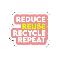 weareffs aesthetic sustainable sustainability recycle Sticker