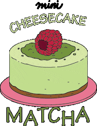 Cake Matcha Sticker by TasmeemGroup