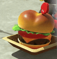 Mario Kart Hamburger GIF