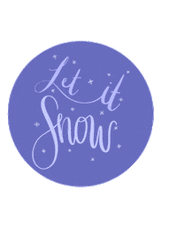 Let It Snow Sticker