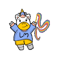 Unicorn Sticker by Move For Life