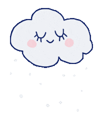 Cold Days Snow Sticker