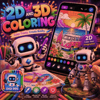 Stress Relief Colorful Art GIF by Digi 995