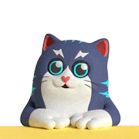 Me Too Cat Sticker by Liberty Cats Emojis