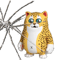 Mad Cat Sticker by Liberty Cats Emojis