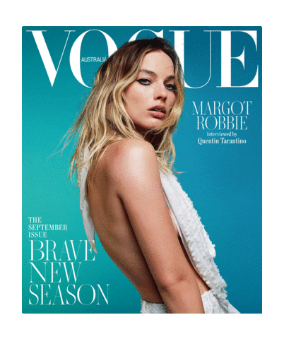 Margot Robbie September Sticker by Vogue Australia