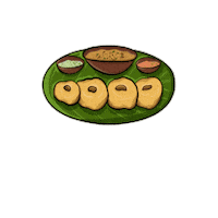 South Indian Food Sticker
