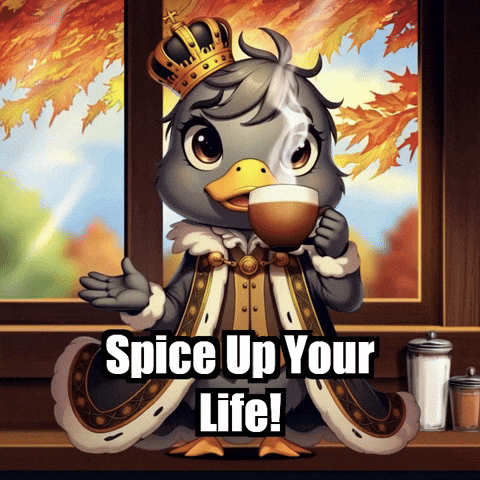 Pumpkin Spice Autumn GIF by sirduckbeth