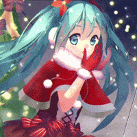 Katgyuhoney hatsune miku hatsune miku christmas hatsune miku navidad hatsune miku merry christmas GIF