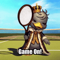Game On Tennis GIF by sirduckbeth