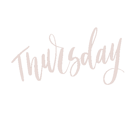 Thursday Sticker by villabeautifful