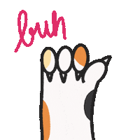 Wave Goodbye Sticker by Cat & Raven