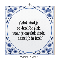 Wijsheid Spreuk Sticker by Tegelspreuken.nl