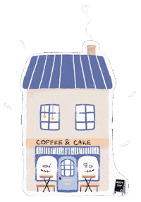 Coffee Cake Sticker