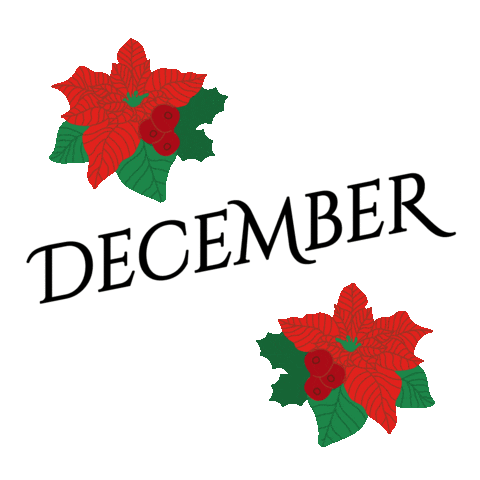 Flowers December Sticker by Erstwilder