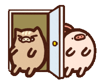 Happy Pig Sticker