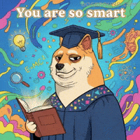 Proud Big Brain GIF by Doge Pound