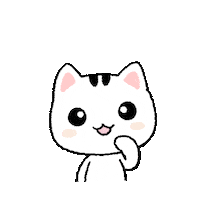 GoyangGoyang cat 고양이 물음표 고양 Sticker