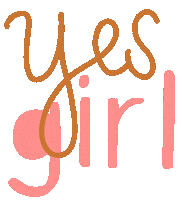 Girl Yes Sticker by akkolade.studio