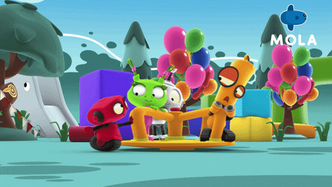 Animation Playing GIF by Mola TV Kids