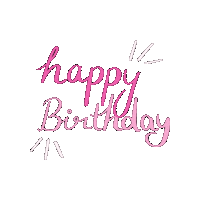 Happy Birthday Girl Sticker
