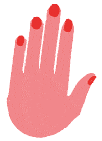 Girl Pink Sticker by Blanco Papel