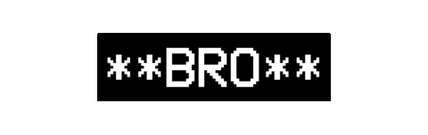 Text Bro Sticker