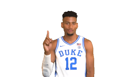 College Basketball No No No Sticker by Duke Men's Basketball