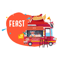 Food Feast Sticker by KASKUS