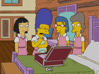 dumping marge simpson GIF