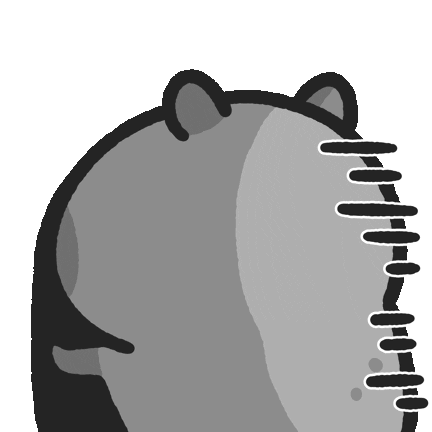 無言 No Sticker by sansanplanet