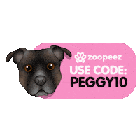 Peggy The Kentish Staffy Sticker by zoopeez