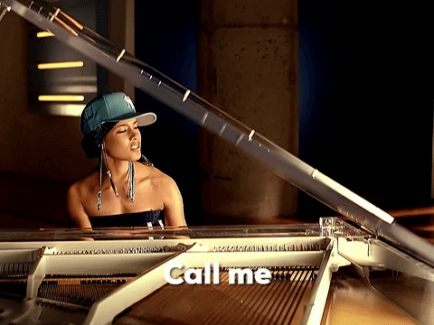 How Come You Dont Call Me GIF by Alicia Keys