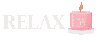 Relax Candle Sticker by VIP Laser Miami