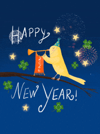Happy New Year Firework GIF