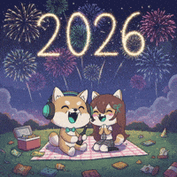 New Year Fireworks GIF by WUFFI