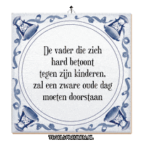 Nl Vader Sticker by Tegelspreuken.nl