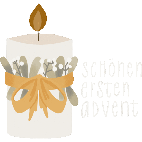 giphyupload christmas candle weihnachten cozy Sticker