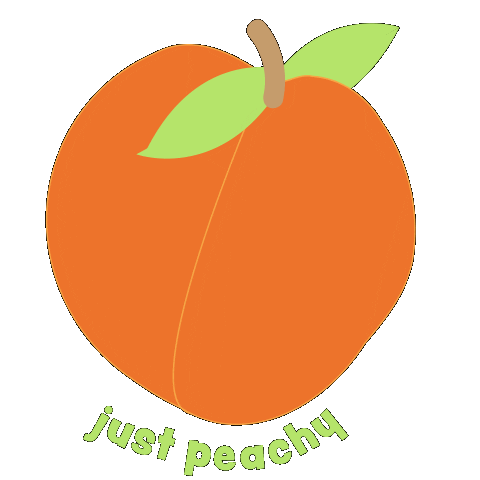 peach Sticker