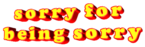 Sorry Sticker by AnimatedText